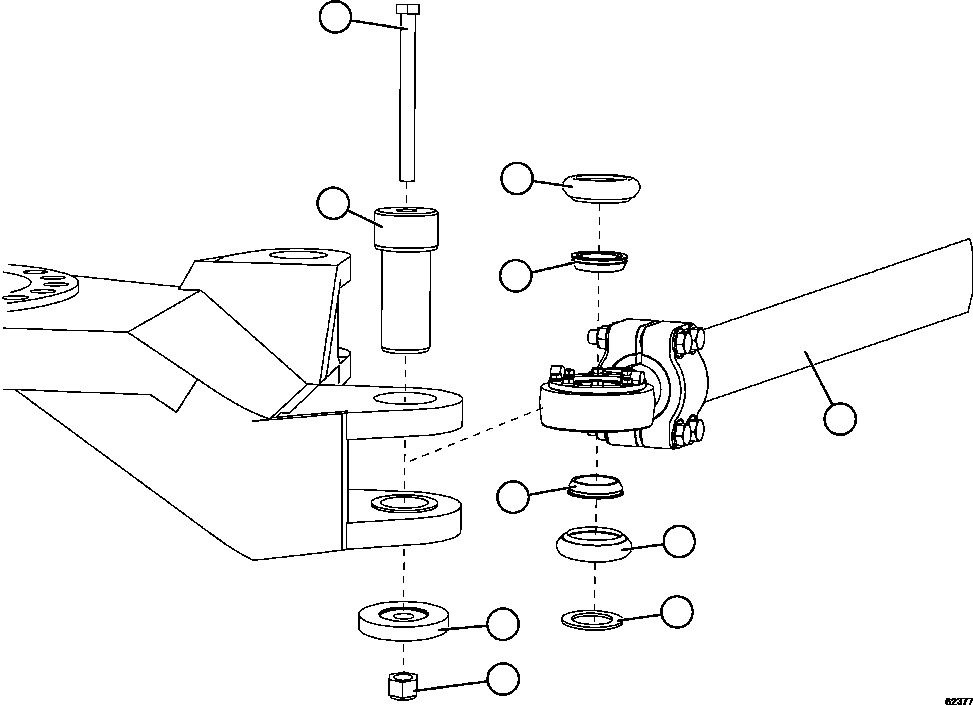 TIE ROD ASSEMBLY (SEE INDEX) 58F-40-00020 KOMATSU