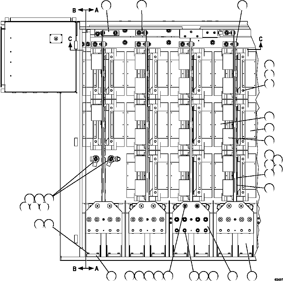 Токопроводящая шина 58F-43-00360 KOMATSU