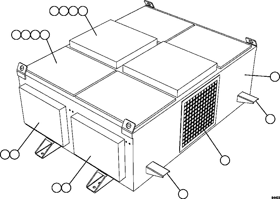 BOX, GRID 58F-06-01620 KOMATSU