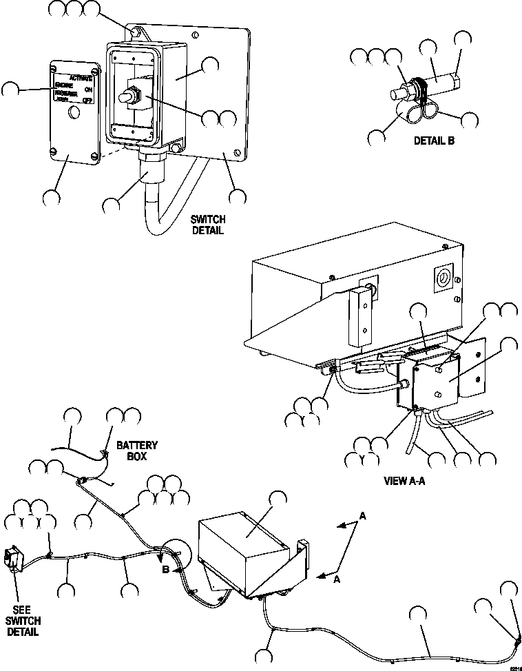 JUNCTION BOX ASSEMBLY (SEE INDEX) 58F-06-00290 KOMATSU