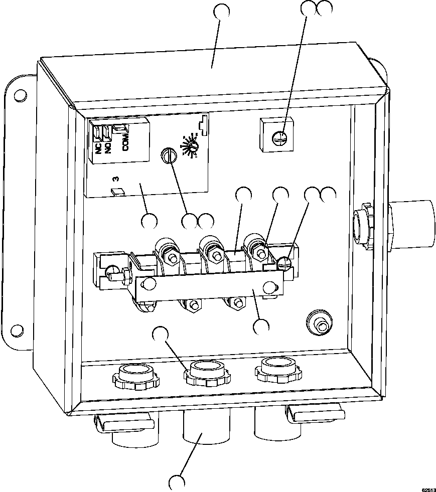 BOX W/COVER 58F-06-00280 KOMATSU