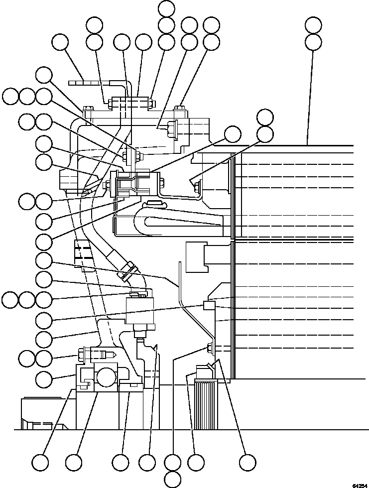 (3) INCLUDED IN 58F-WM-AK050 BEARING/SEAL KIT. 58F-WM-AK050 KOMATSU