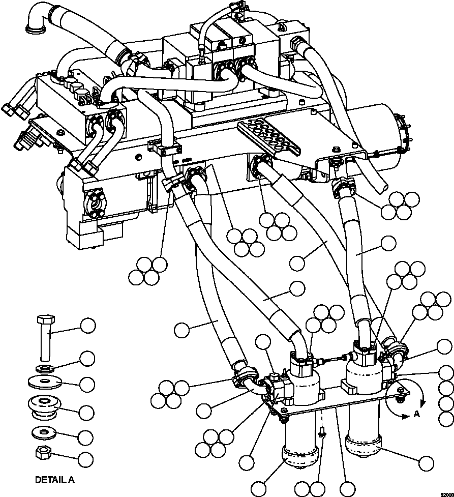 Винт с головкой - 1/2" - 13NC X 3 1/2" 58F-09-00330 KOMATSU