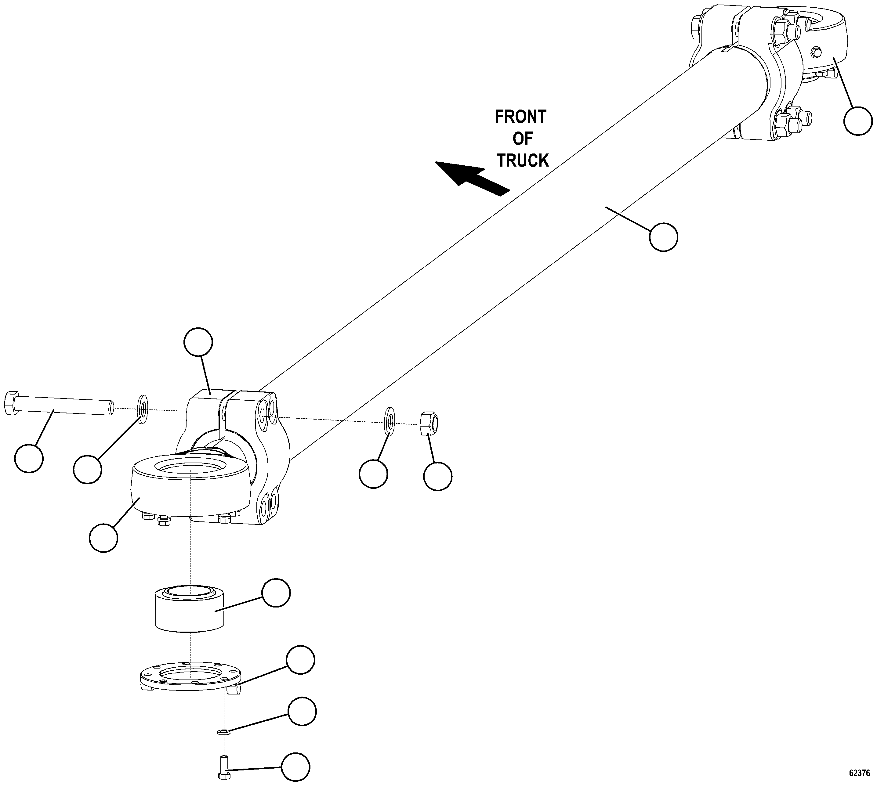 END, ROD - LH 58F-40-00100 KOMATSU