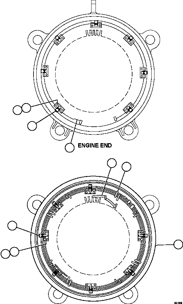 STATOR REWIND KIT GE1845 KOMATSU