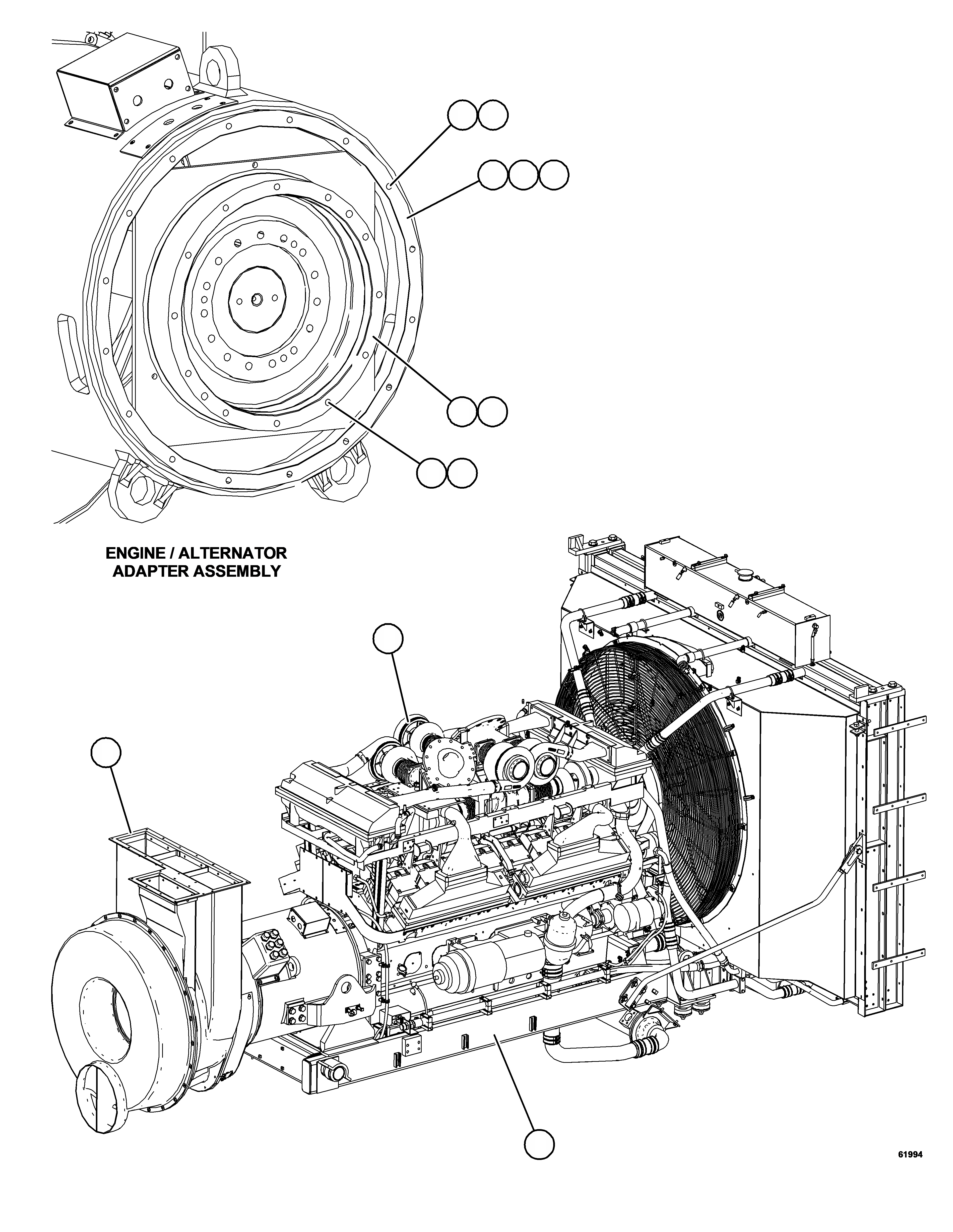 SUB-FRAME 58F-46-40211 KOMATSU