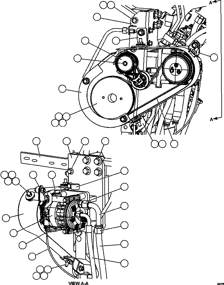 BRACKET, ISOLATOR PC3043 KOMATSU