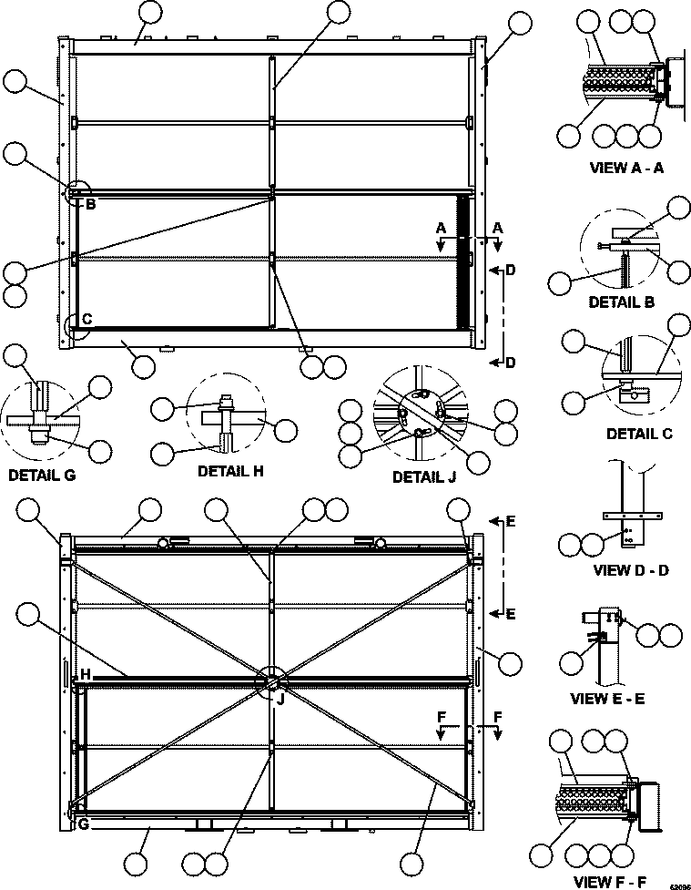Винт - 3/8" - 16NC X 1" 58B-03-00340 KOMATSU