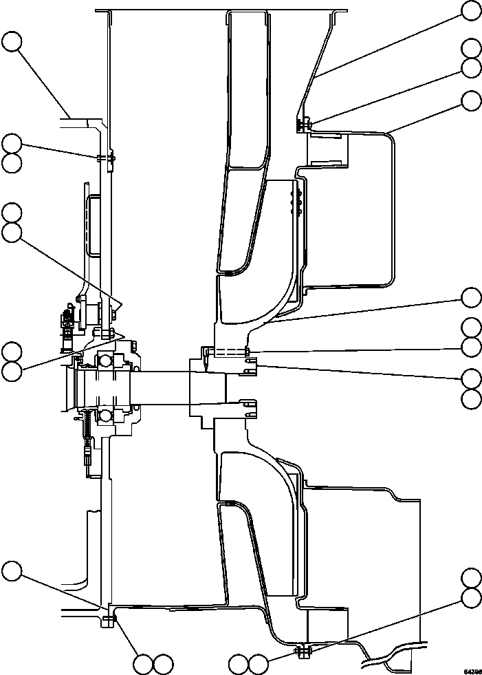 Впускной корпус 58B-06-01840 KOMATSU