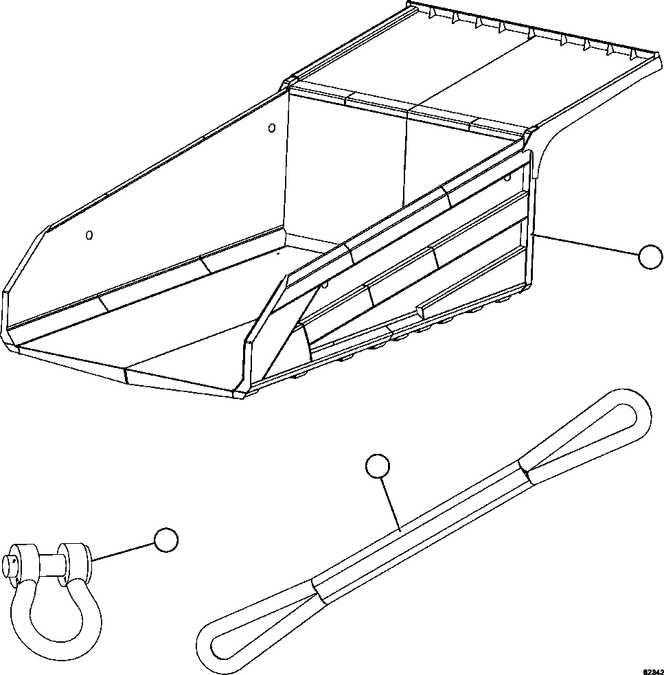 EXTENSION, CANOPY - RH (4) EJ6841 KOMATSU