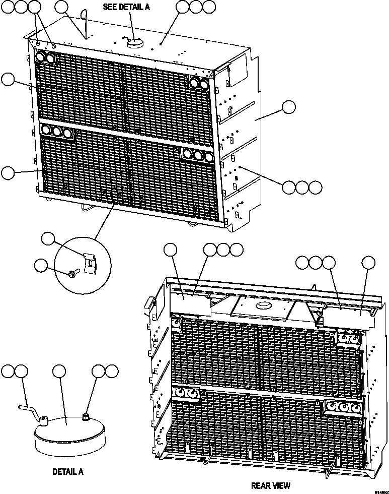 HOUSING, GRILLE 58F-80-40330 KOMATSU