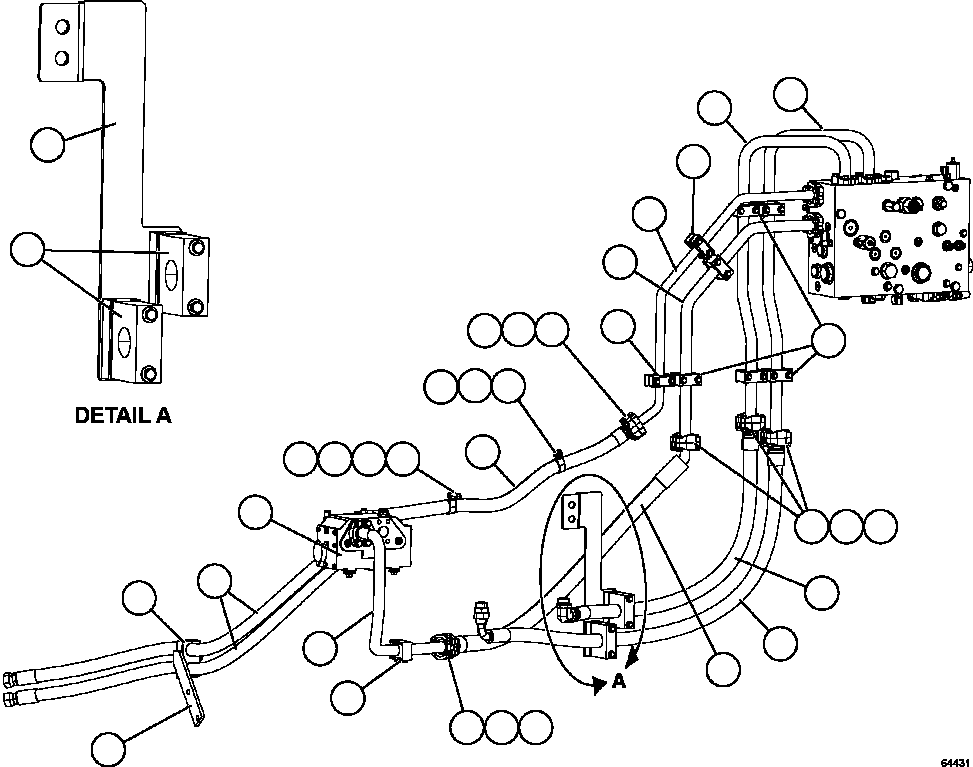 Шланг 58F-40-40110 KOMATSU