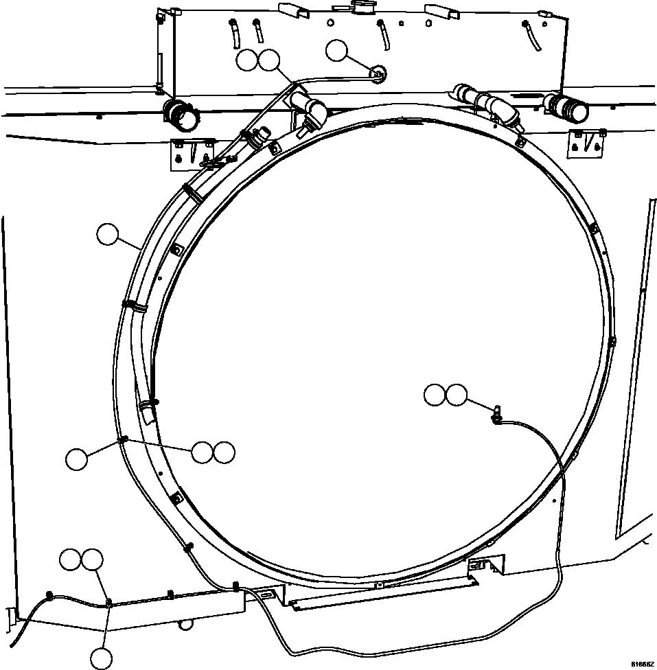 HARNESS, WIRING - ENGINE EXTERNAL 58B-06-21040 KOMATSU