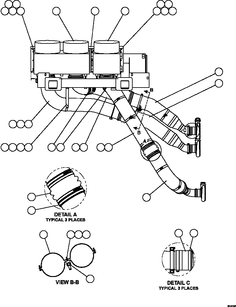 AIR CLEANER ASSEMBLY, SINGLE (SEE FIG 43407) 58B-02-00970 KOMATSU