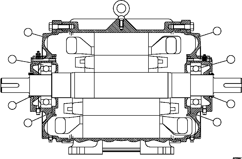 корпус подшипника XA5133 KOMATSU