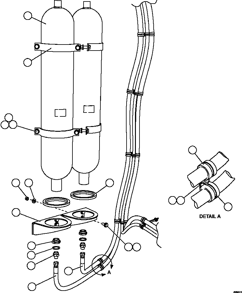 BRAKE, ACCUMULATOR (SEE INDEX) PC2039 KOMATSU
