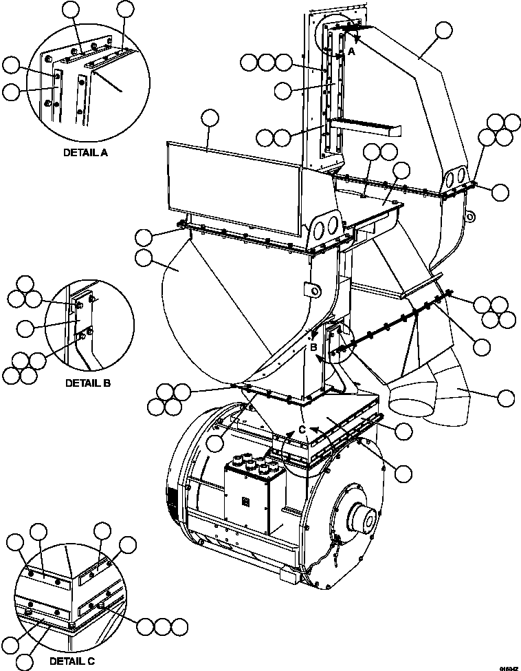 Планка XB7097 KOMATSU