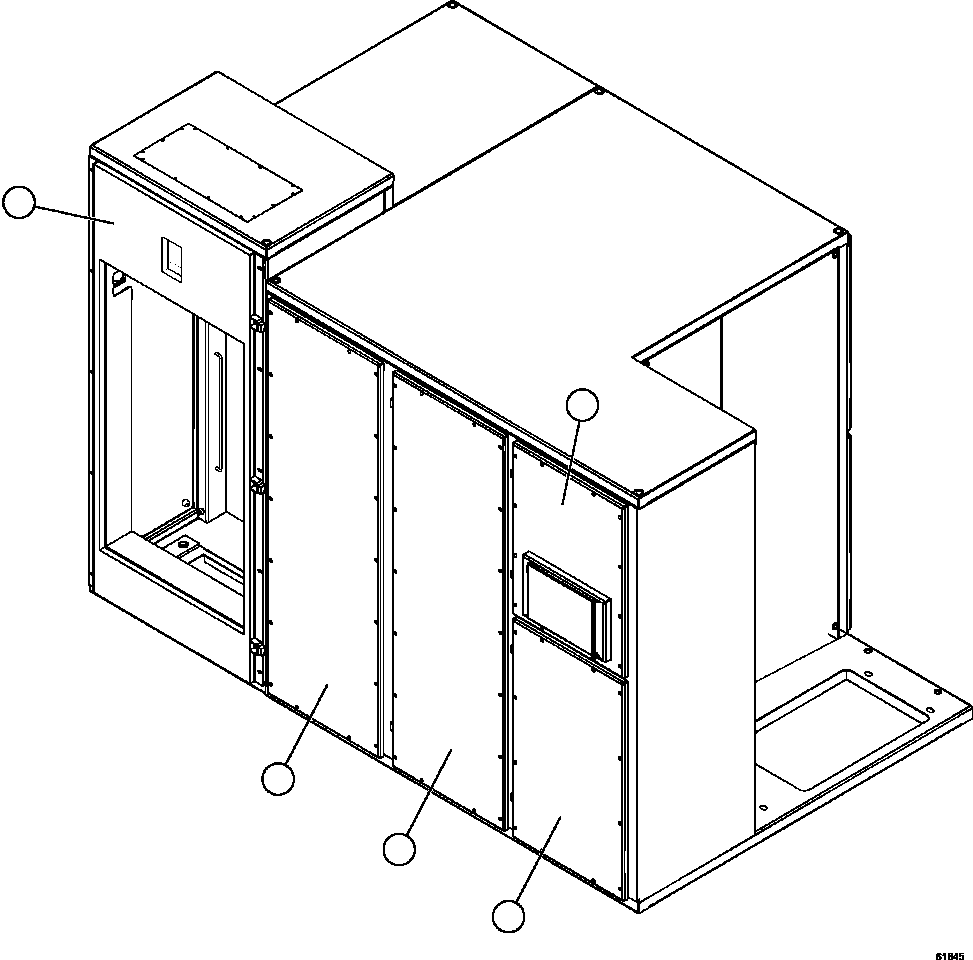 COVER, CONTROL XA4816 KOMATSU