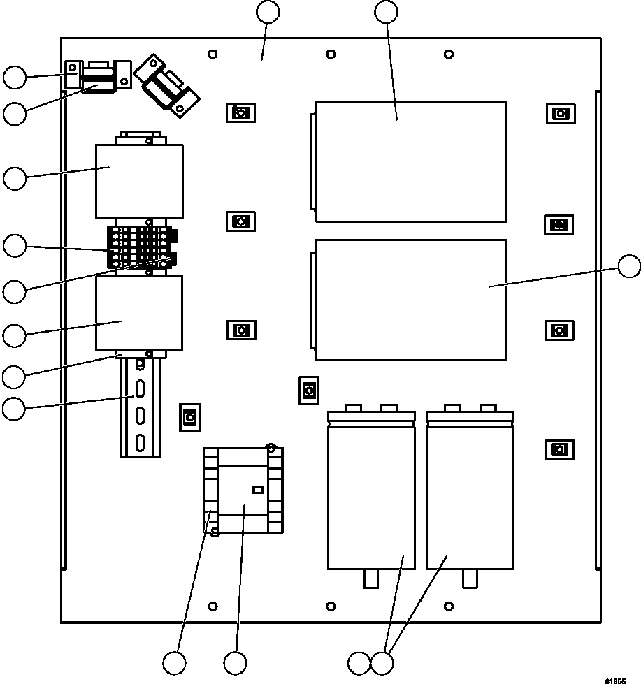 HOLDER, CAPACITOR XA4604 KOMATSU