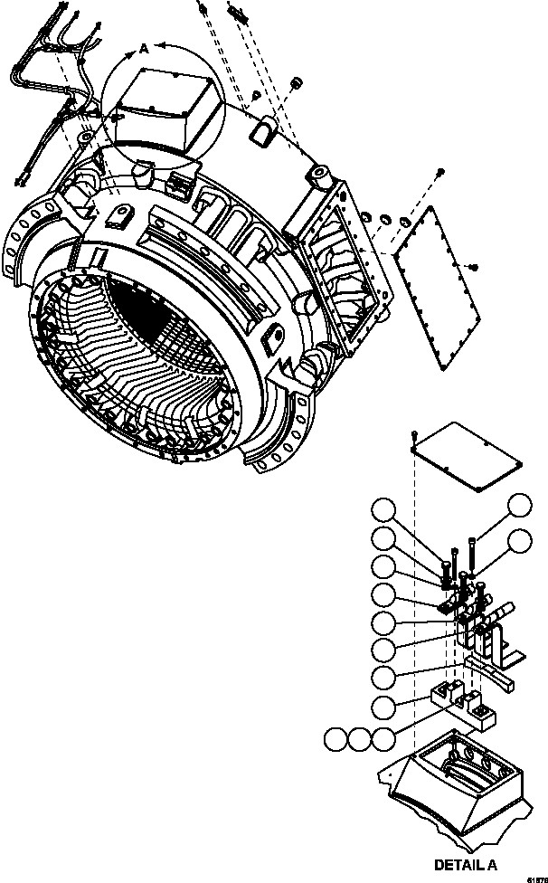Проставка XA4672 KOMATSU
