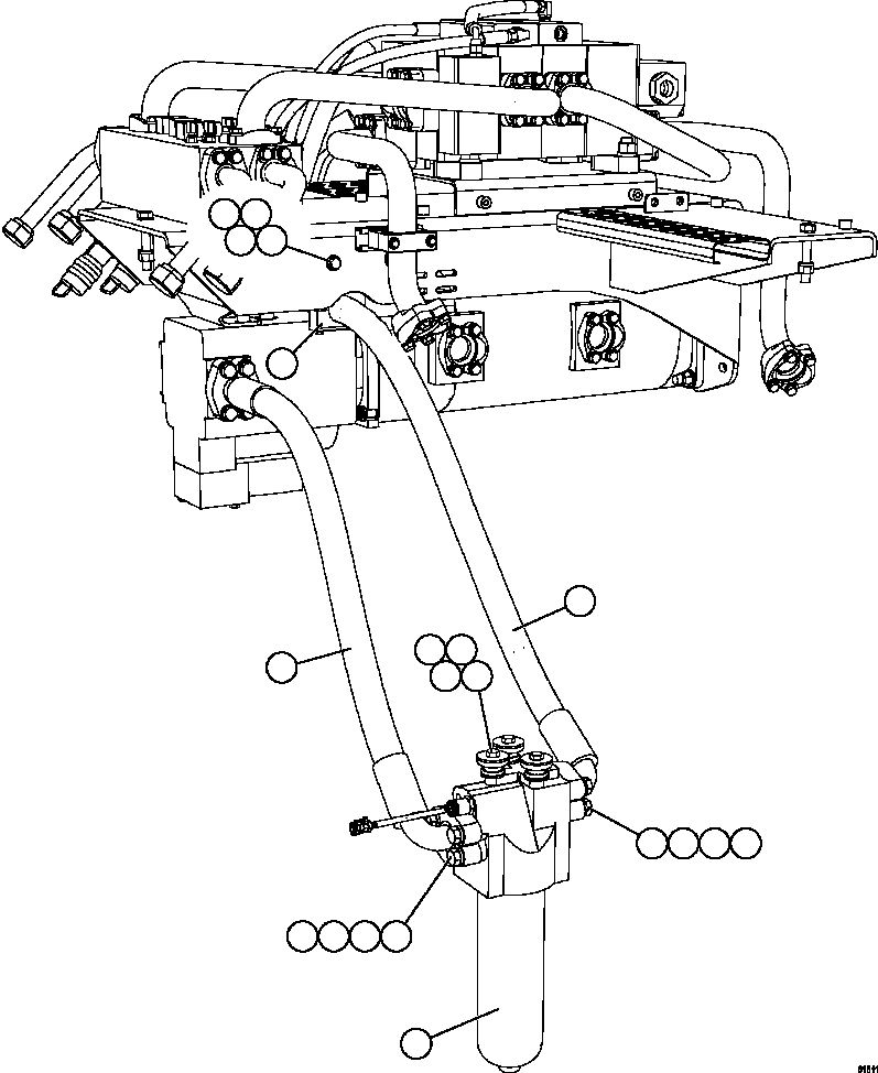Шланг HA8819 KOMATSU
