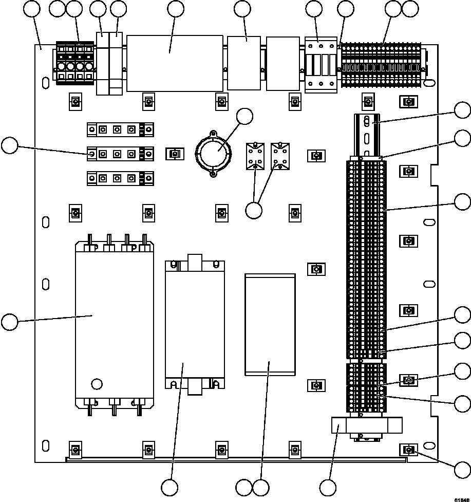Клеммная колодка 58B-98-00050 KOMATSU