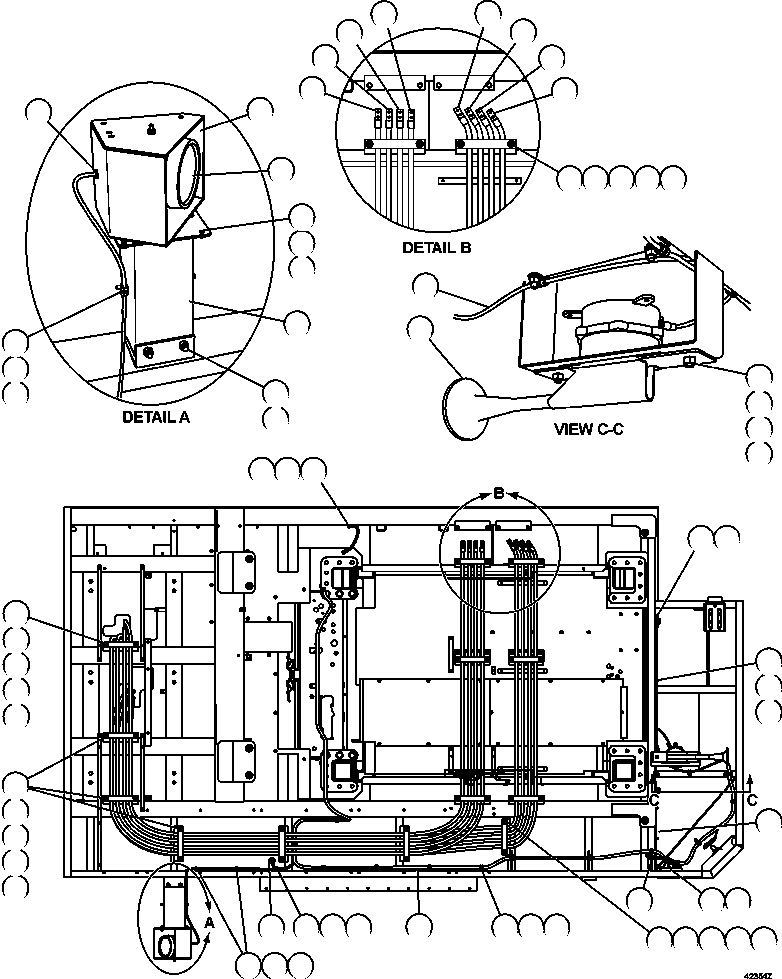 Кабель CH3663 KOMATSU