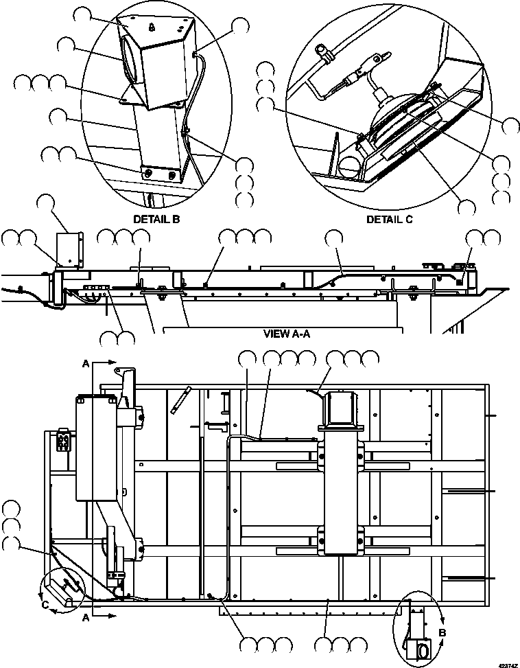 Кабель CH4174 KOMATSU