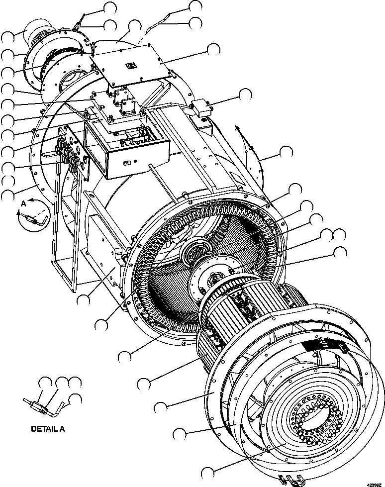 GENERATOR, PULSE XA4719 KOMATSU