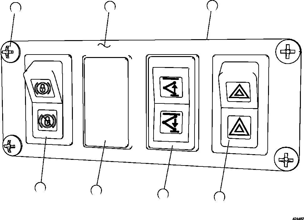 SWITCH, PANTOGRAPH PC2316 KOMATSU