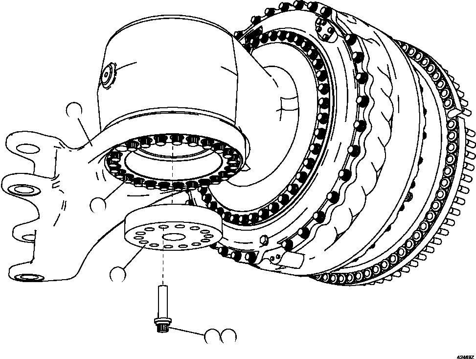 ARM, STEERING - RH EK7419 KOMATSU
