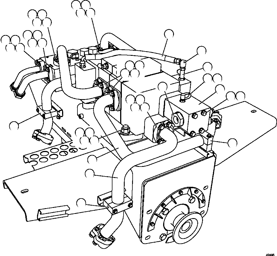 Трубка EL7768 KOMATSU