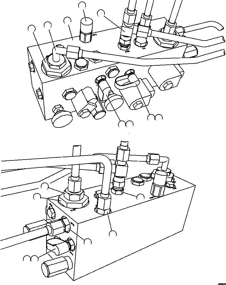 BRAKE MANIFOLD (SEE INDEX) PC2211 KOMATSU