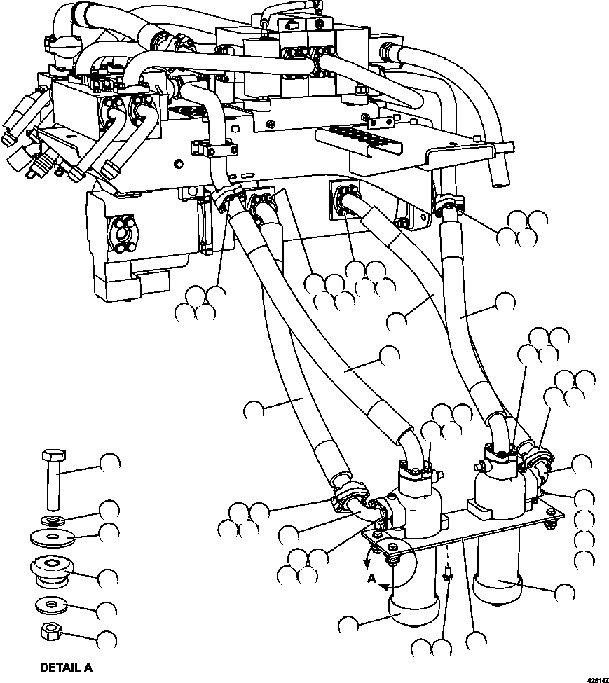 Шланг HA8141 KOMATSU