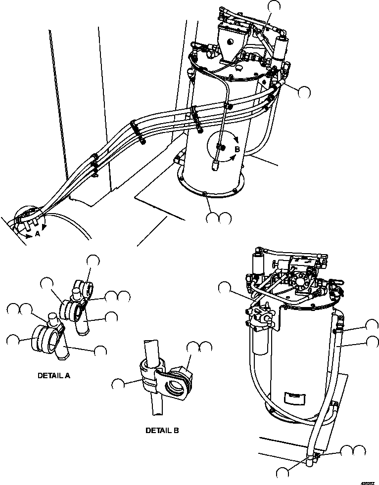 HOSE (TANK) HA8421 KOMATSU