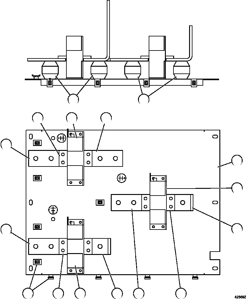 TERMINAL, BUS BAR XA4776 KOMATSU