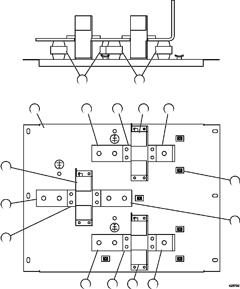 TERMINATION, PANEL XA4790 KOMATSU