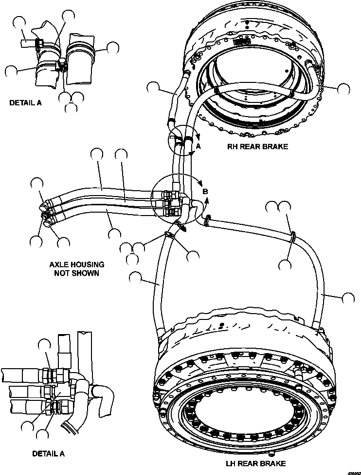 Шланг HA3575 KOMATSU