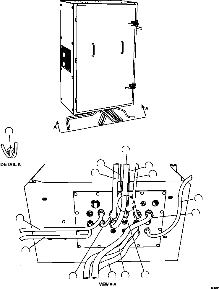 HARNESS, CAB/AUX CABINET DIAGNOSTIC EL6989 KOMATSU