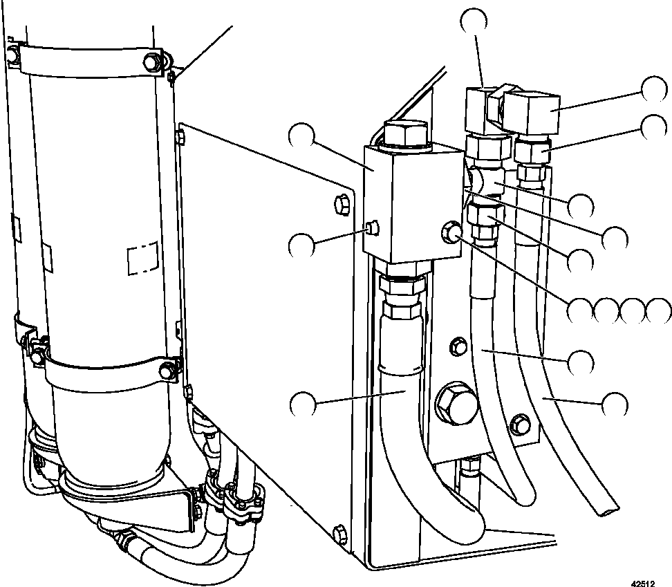 Шланг HA8356 KOMATSU