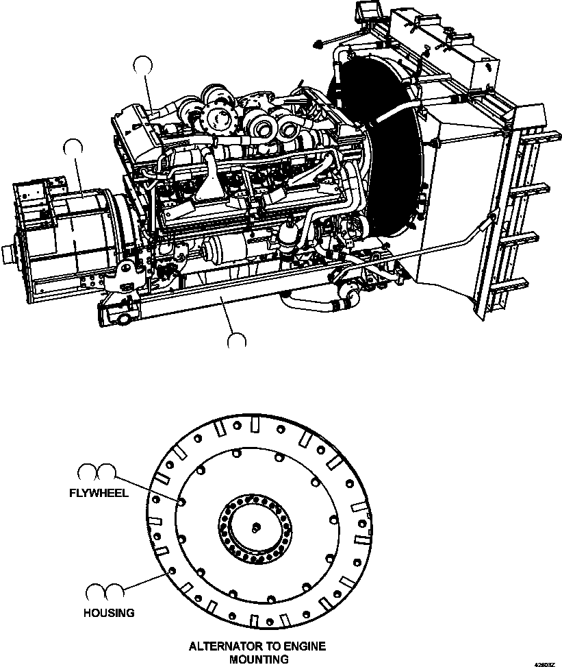 ENGINE PC2780 KOMATSU
