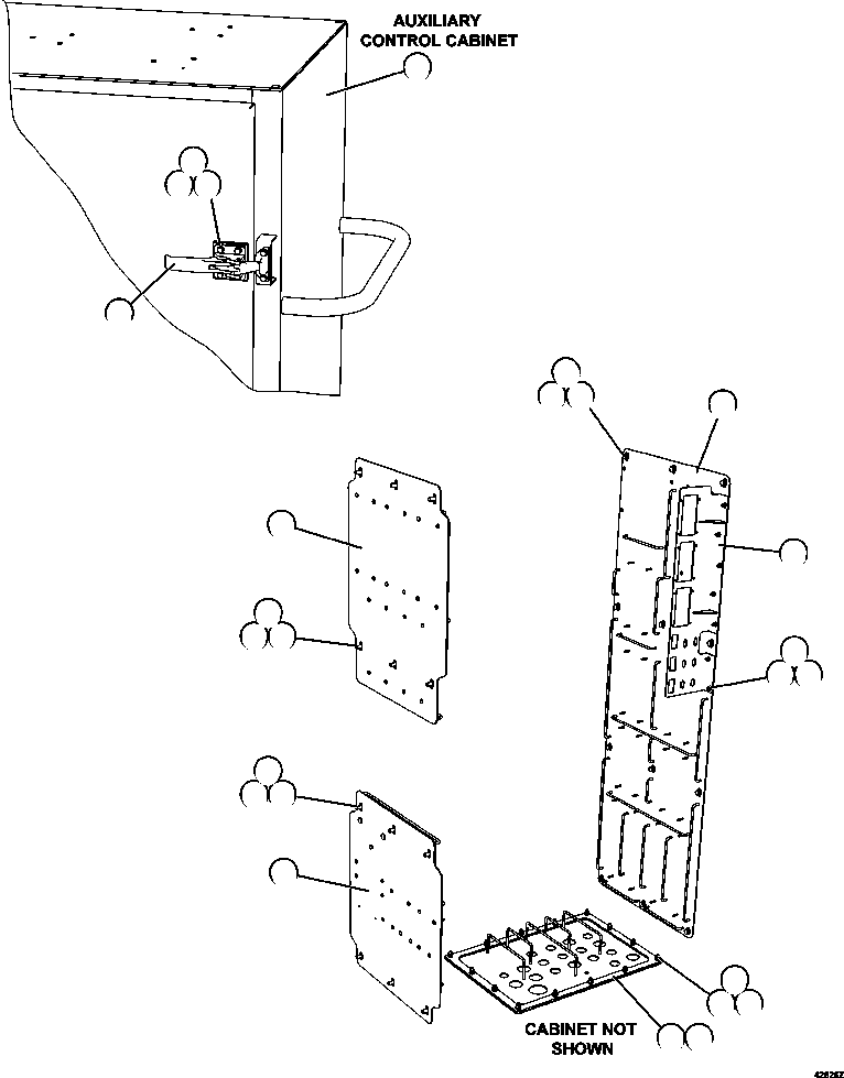 PLATE, BOTTOM EM9995 KOMATSU