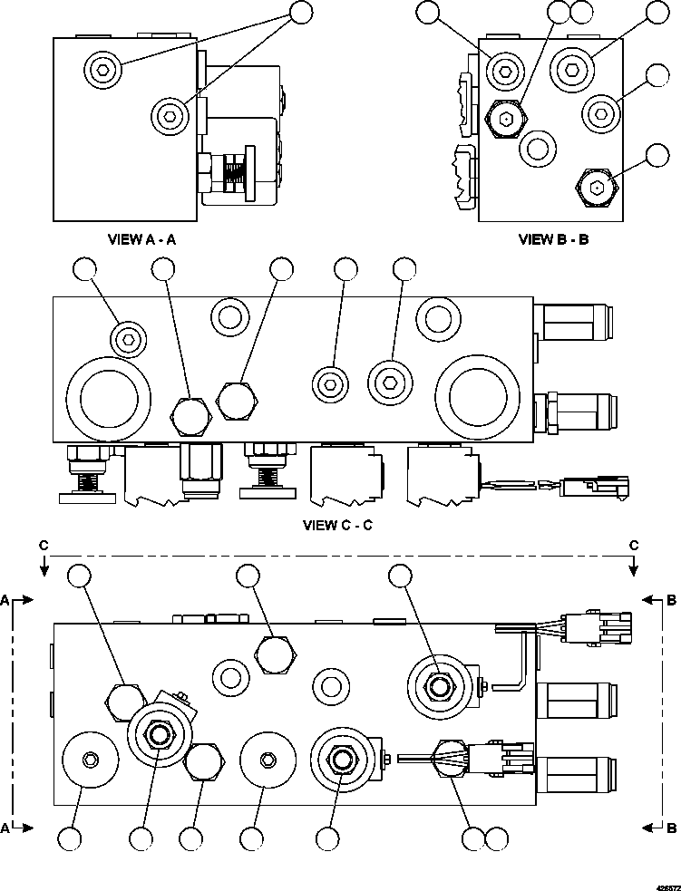 VALVE, PRESSURE REDUCTION XA4914 KOMATSU