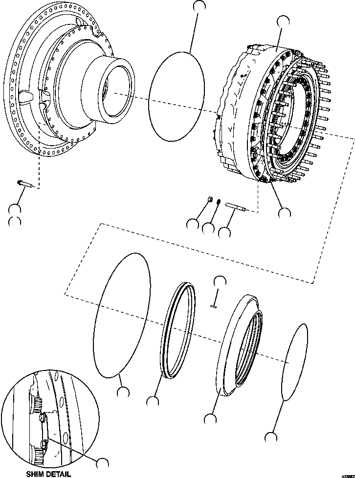 CARRIER, REAR SEAL XB6974 KOMATSU