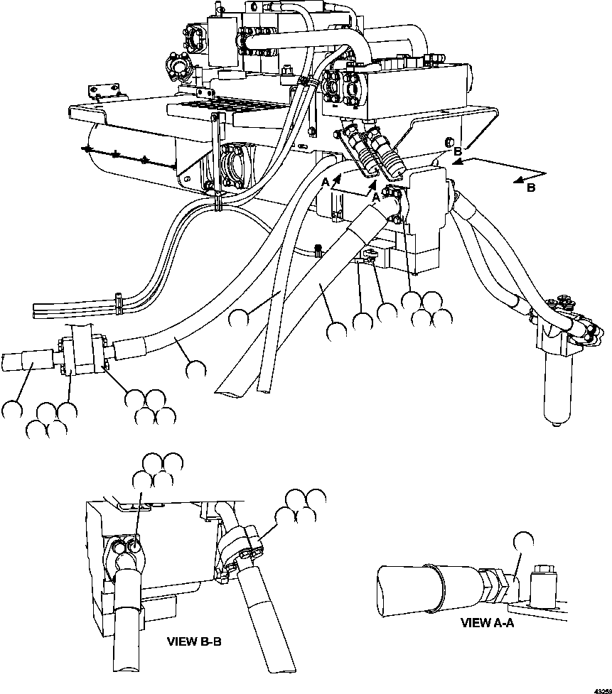 Шланг HA8704 KOMATSU