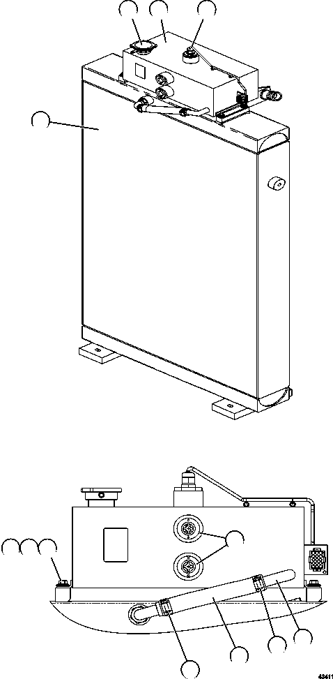 SENSOR, COOLANT LEVEL 58C-98-00210 KOMATSU