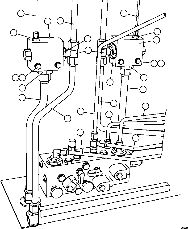 Трубка 58C-32-00480 KOMATSU