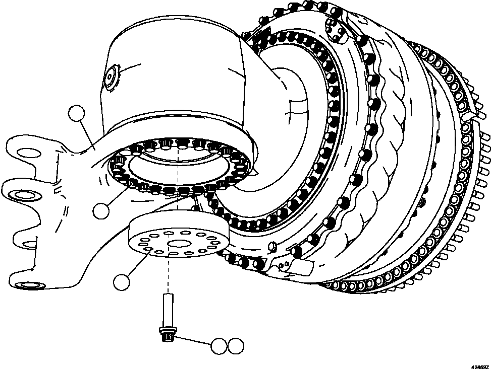 ARM, STEERING - RH 58C-40-10000 KOMATSU
