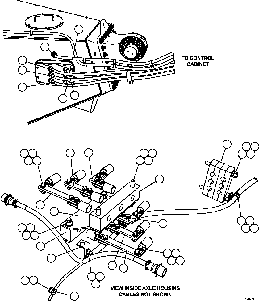 HARNESS, WHEEL MOTOR SENSOR 58C-06-01500 KOMATSU