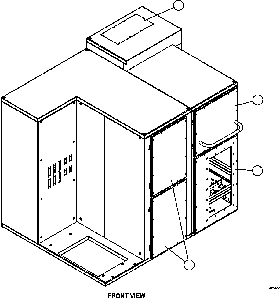 COVER, HINGE 58C-06-00780 KOMATSU
